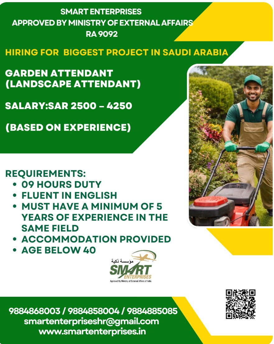 HIRING FOR BIGGEST PROJECT IN SAUDI ARABIA