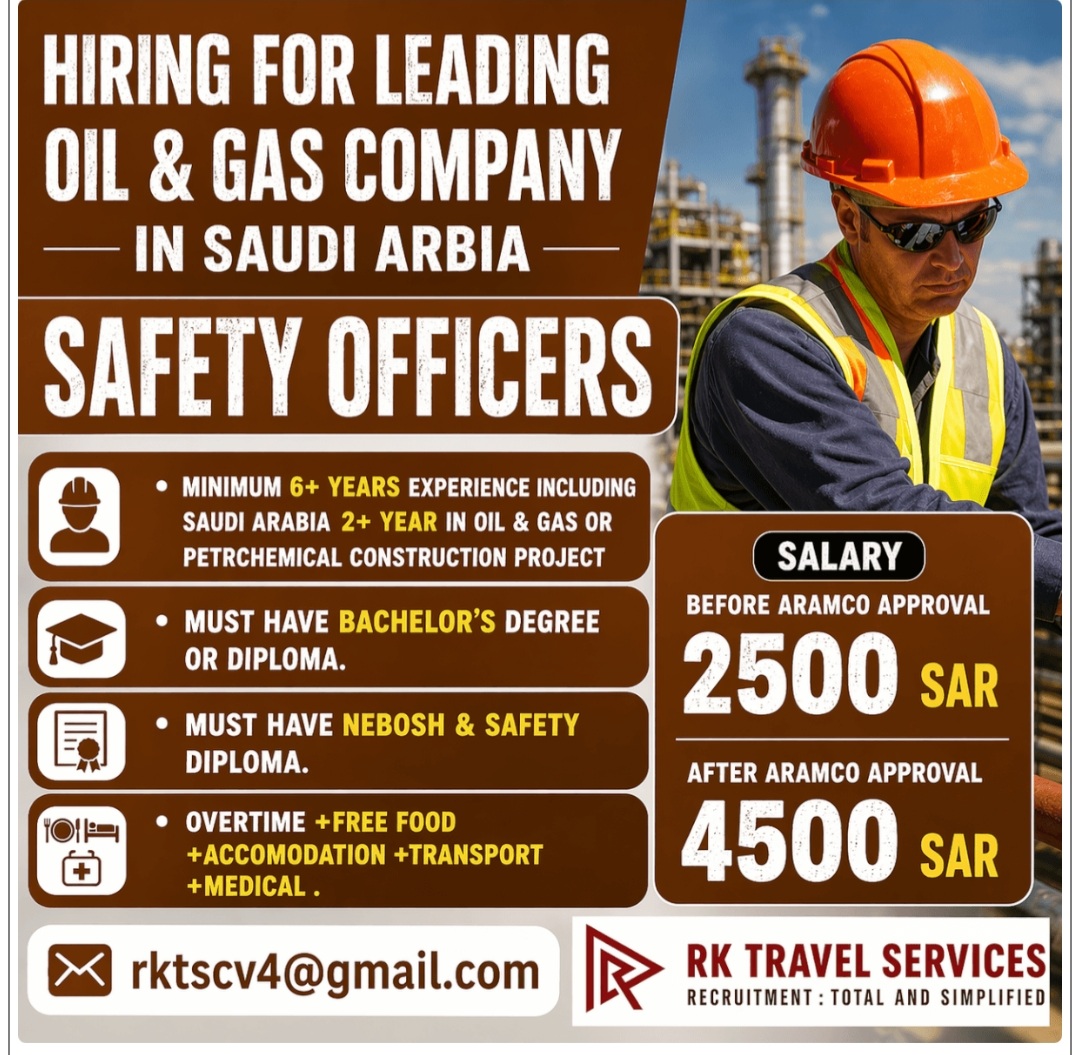 HIRING FOR LEADING OIL AND GAS COMPANY