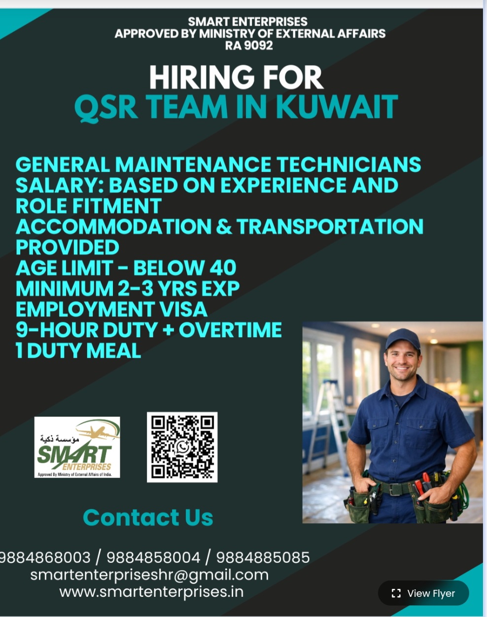 HIRING FOR QSR TEAM KUWAIT