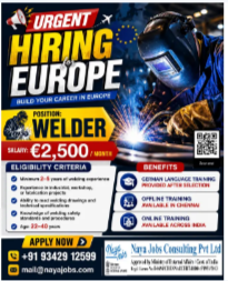 Hiring for Welder