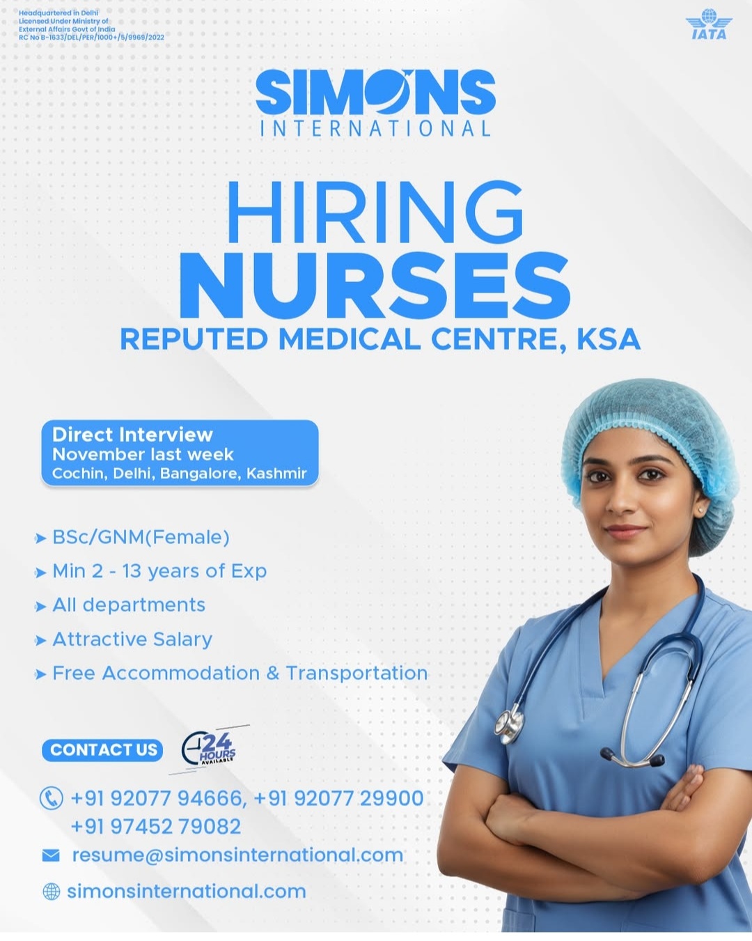 HIRING NURSES
