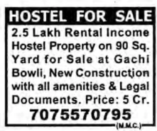 HOSTEL FOR SALE