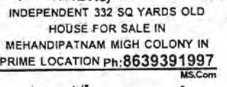 HOUSE FOR SALE AT MEHDIPATNAM