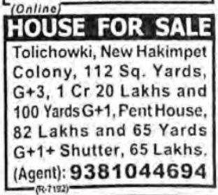 HOUSE FOR SALE
