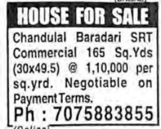 HOUSE FOR SALE