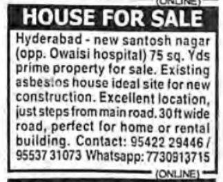 HOUSE FOR SALE