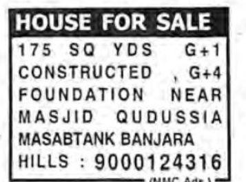 HOUSE FOR SALE