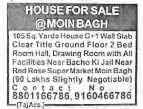 HOUSE FOR SALE