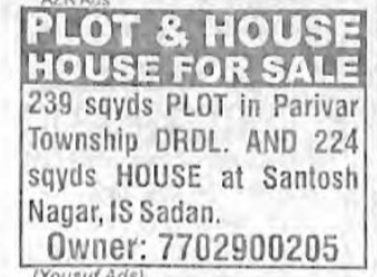 HOUSE FOR SALE
