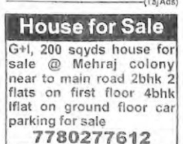 HOUSE FOR SALE
