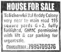 HOUSE FOR SALE