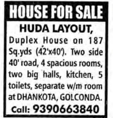 HOUSE FOR SALE