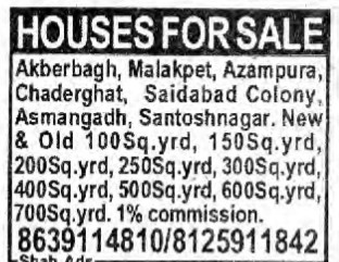 HOUSE FOR SALE
