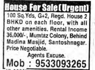 HOUSE FOR SALE