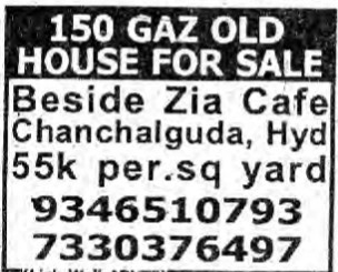 HOUSE FOR SALE