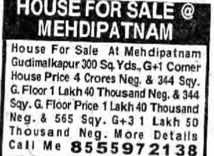 HOUSE FOR SALE