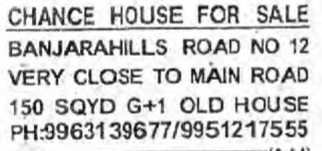 HOUSE FOR SALE