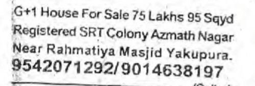 HOUSE FOR SALE