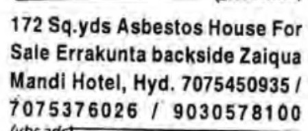 HOUSE FOR SALE
