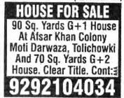 HOUSE FOR SALE