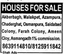 HOUSE'S FOR SALE