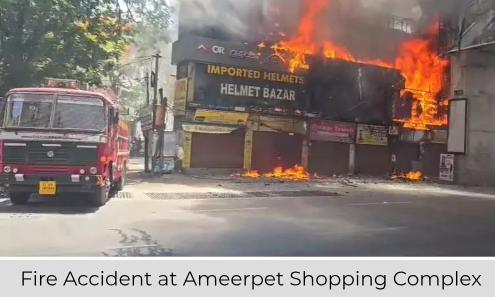 Hyderabad: Massive Fire Breaks Out At Ameerpet Shopping Complex