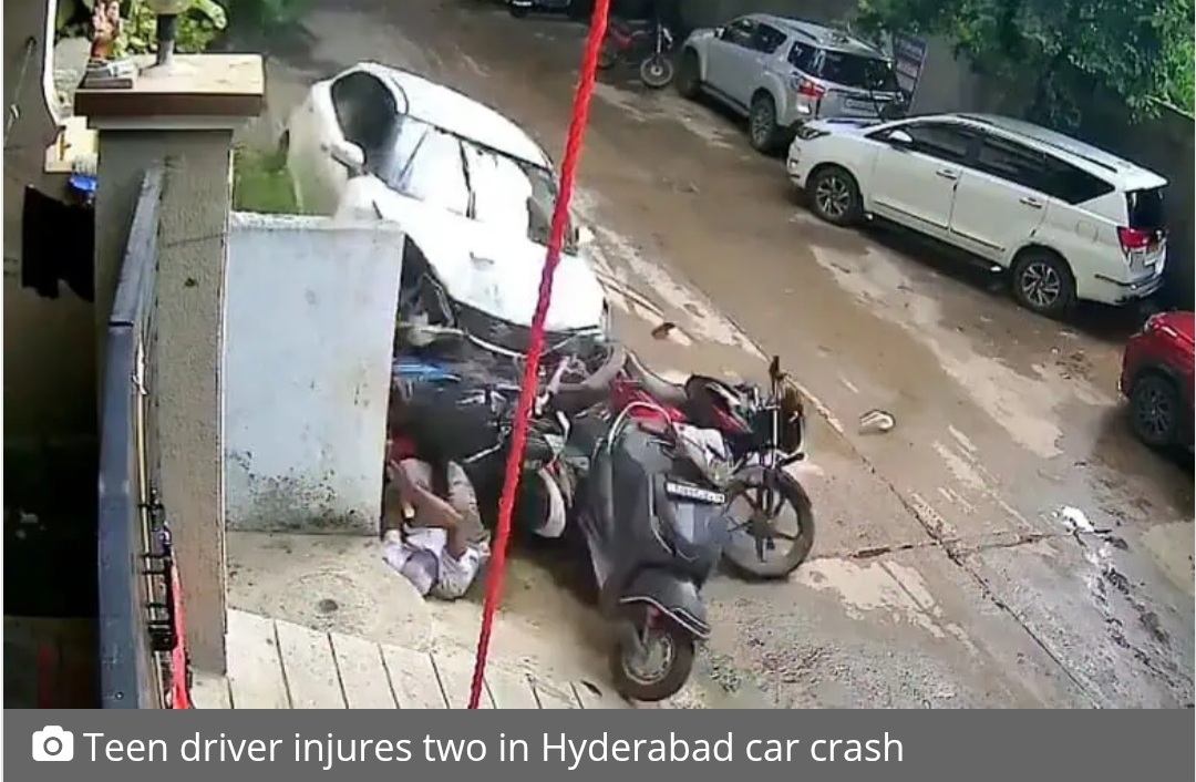 Hyderabad: One dead, another injured after teen runs them over
