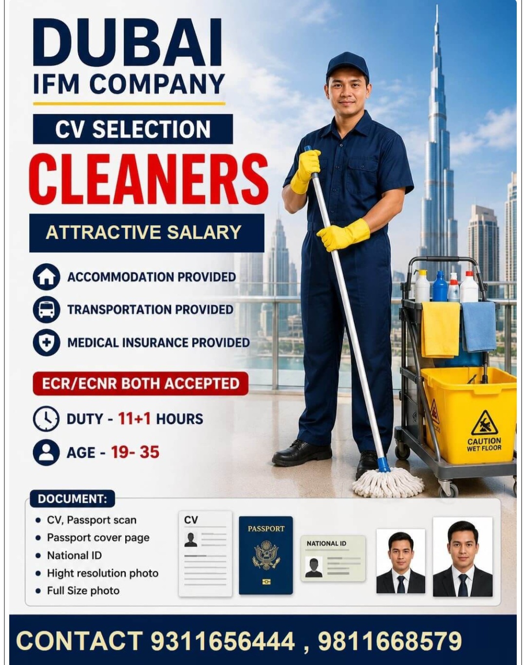 IFM COMPANY HIRING FOR DUBAI
