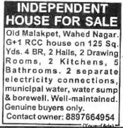 INDEPENDENT HOUSE FOR SALE