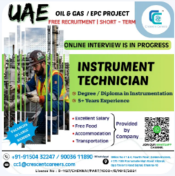 INSTRUMENT TECHNICIAN  Oil/Gas