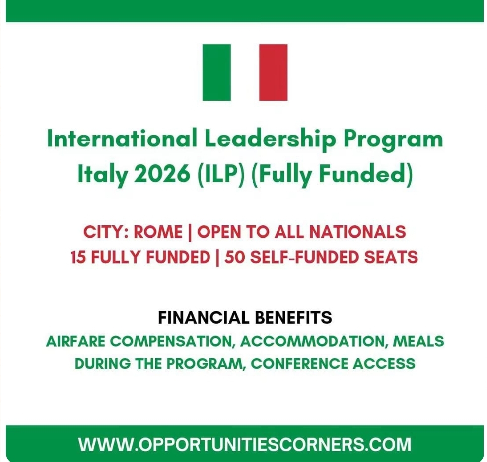 International Leadership Program Italy 2026 (Funded)