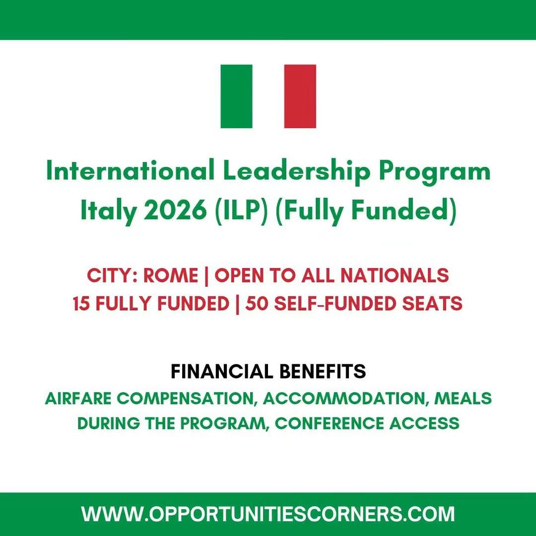 International Leadership Program Italy 2026 (Funded)