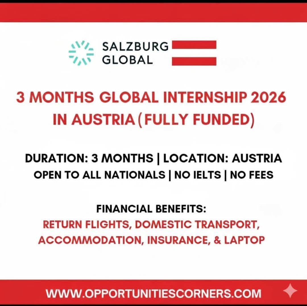 INTERNSHIP 2026 IN AUSTRIA