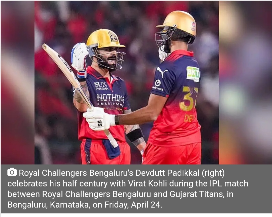 IPL 2026: Kohli, Devdutt explode to power RCB to five-wicket win over GT