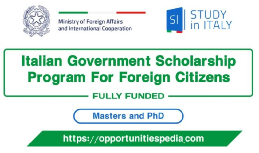 Italy Government Scholarships 2026-27 (Funded)