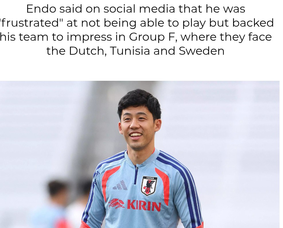 Japan Captain Endo Out of FIFA World Cup 2026, Announces International Retirement