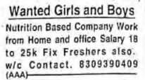 JOB OPPORTUNITIES