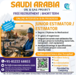 JUNIOR ESTIMATOR / ESTIMATOR
