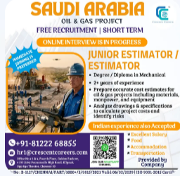 JUNIOR ESTIMATOR / ESTIMATOR