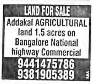 LAND FOR SALE