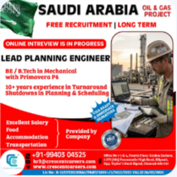 LEAD PLANNING ENGINEER