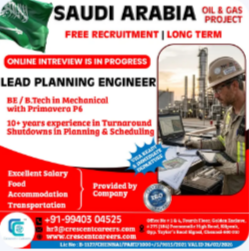 LEAD PLANNING ENGINEER