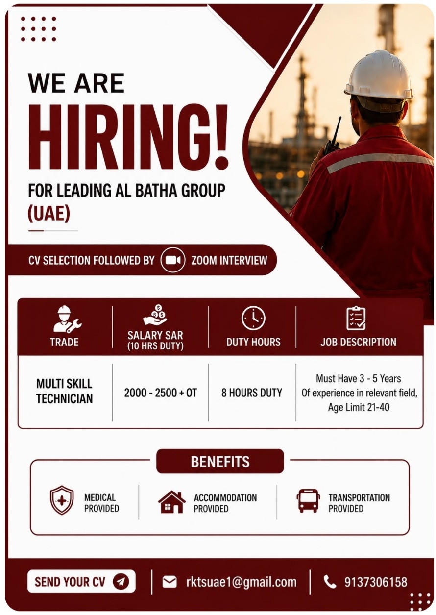 LEADING AL BATHA GROUP IS HIRING