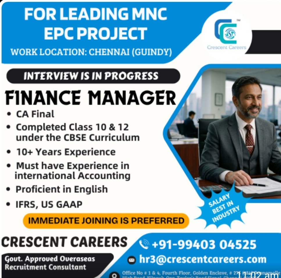 LEADING MNC EPC PROJECT HIRING