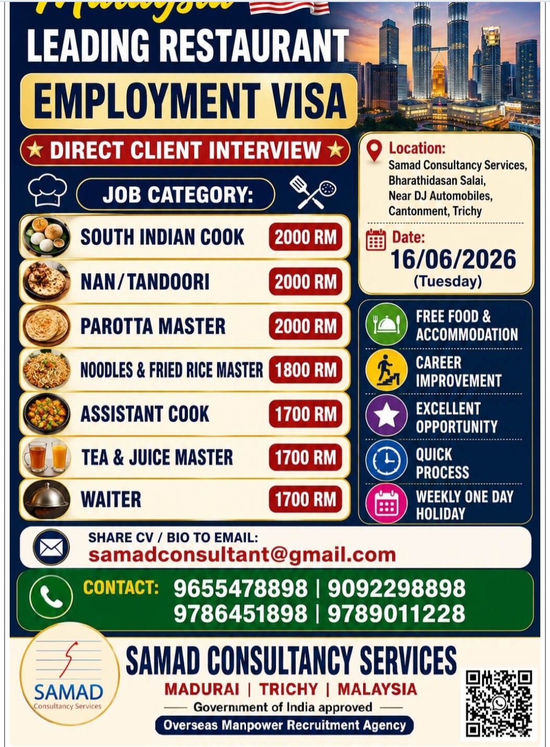 LEADING RESTAURANT EMPLOYMENT VISA