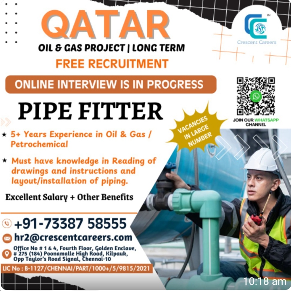 LONG TERM OIL AND GAS RECRUITMENT FOR QATAR