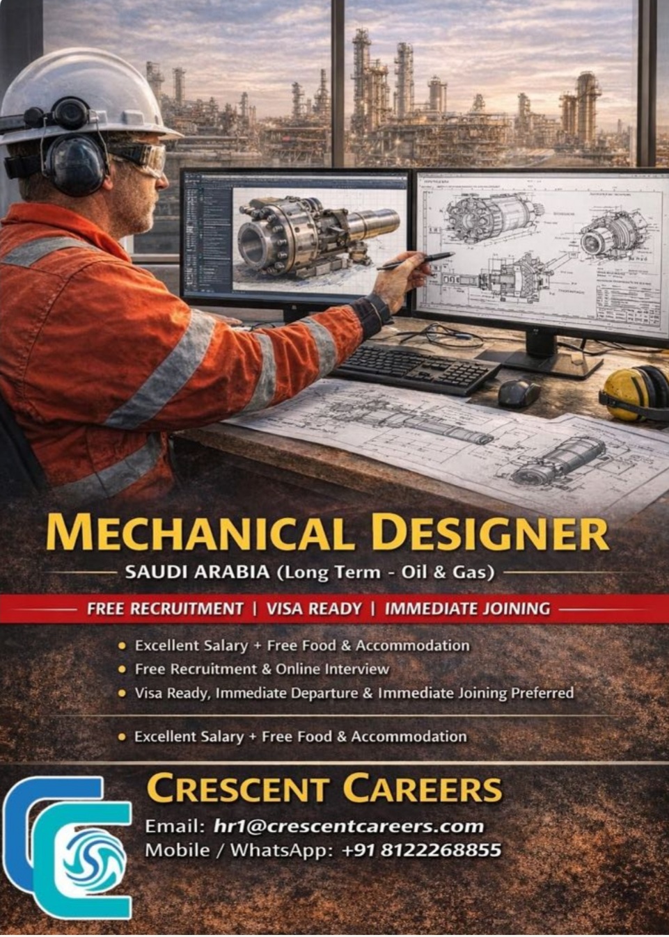 LONG TERM OIL AND GAS RECRUITMENT FOR SAUDI ARABIA