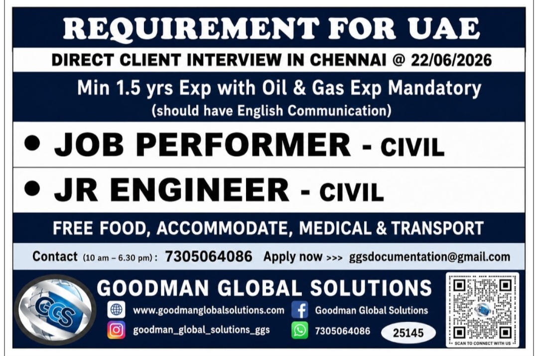 LONG TERM PROJECT RECRUITMENT FOR UAE
