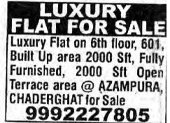 LUXURY FLATS FOR SALE AT CHANDERGHAT