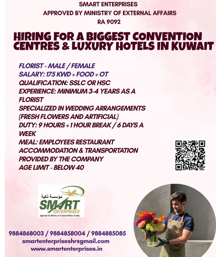 LUXURY HOTELS IS HIRING FOR KUWAIT